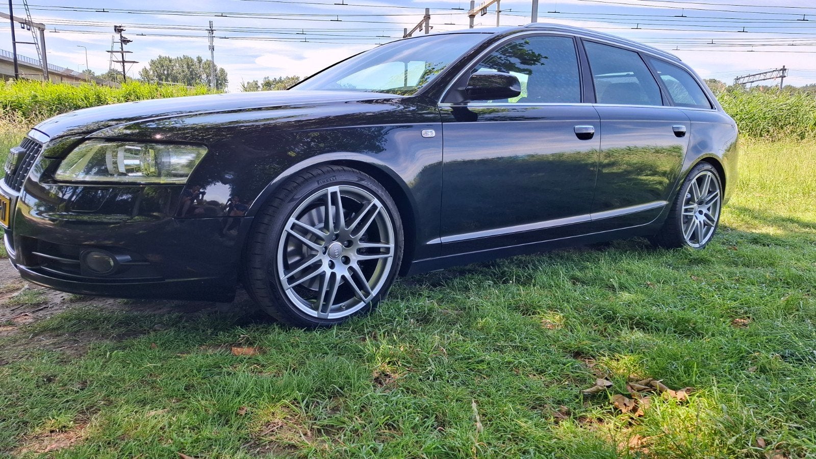 Audi A6 3.2 FSI 188KW Avant Quattro AUT 2008 Zwart, Auto's, Audi, Automaat, Zwart, 1715 kg, Trekhaak