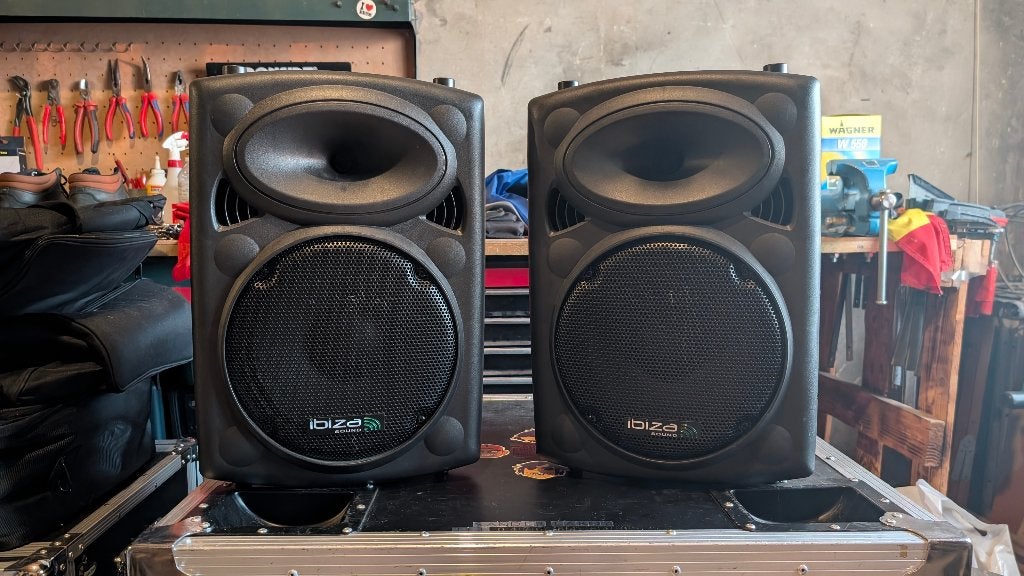 PA, Passieve speakerset ibiza sound slk-10 (10"), Audio, Tv en Foto, Luidsprekerboxen, Gebruikt, Speakerset, Ophalen, 150 watt of meer