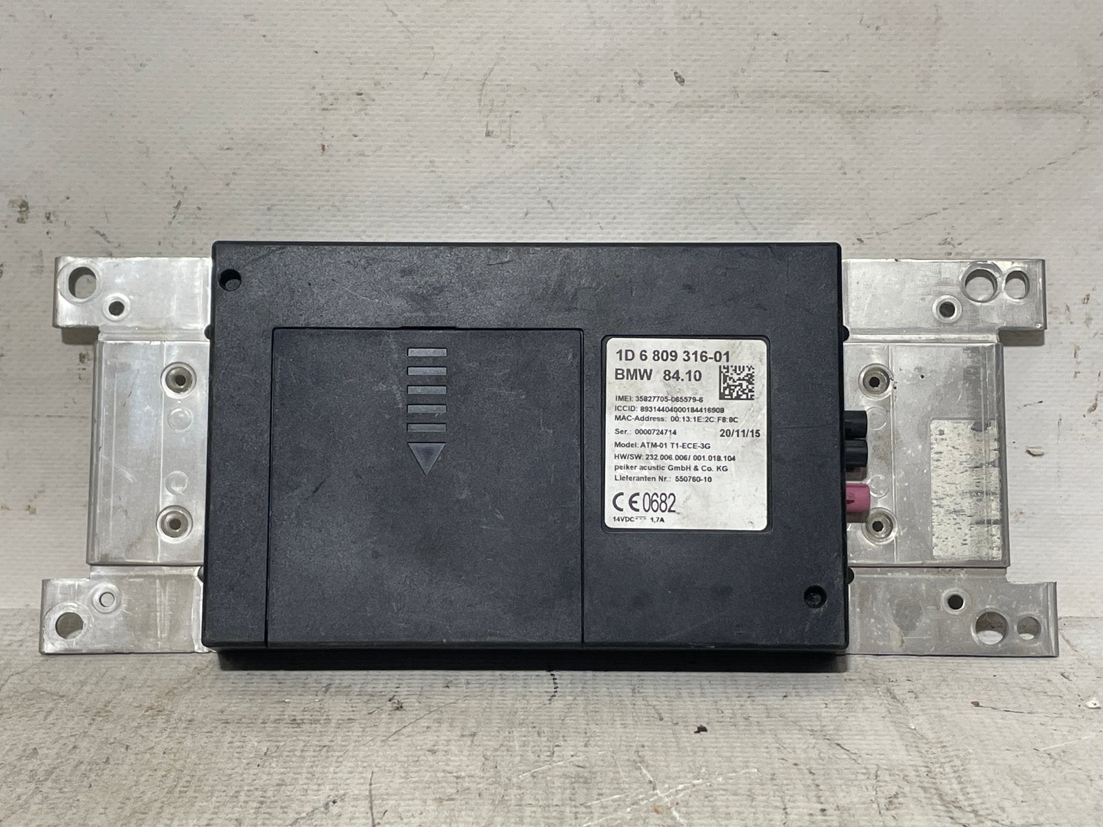 Modules De Communication BMW F20/F31/F10  6809316   01, Enlèvement, Utilisé, BMW