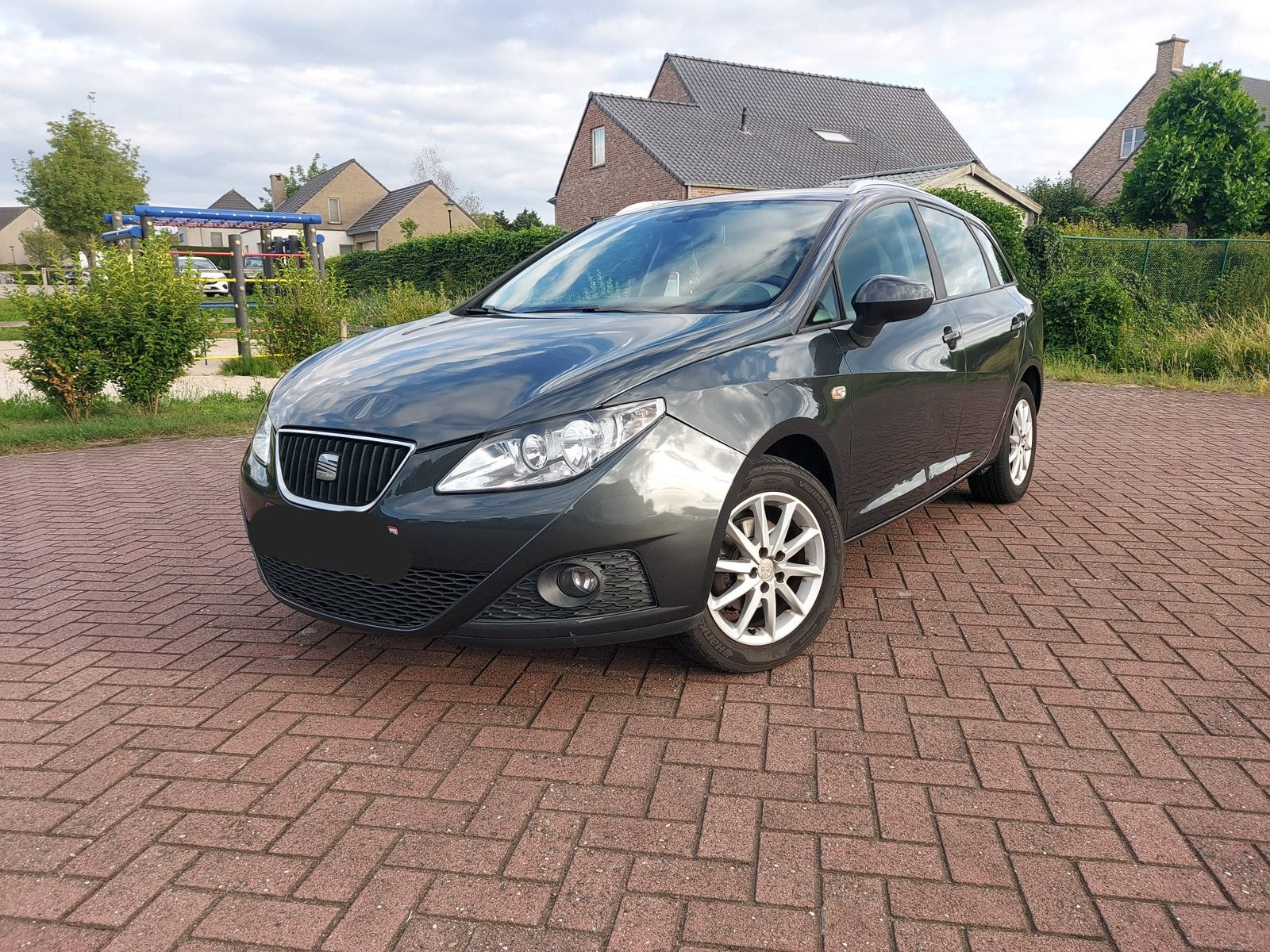Seat Ibiza 1.2 Diesel, Auto's, Voorwielaandrijving, Euro 5, Stof, Zwart