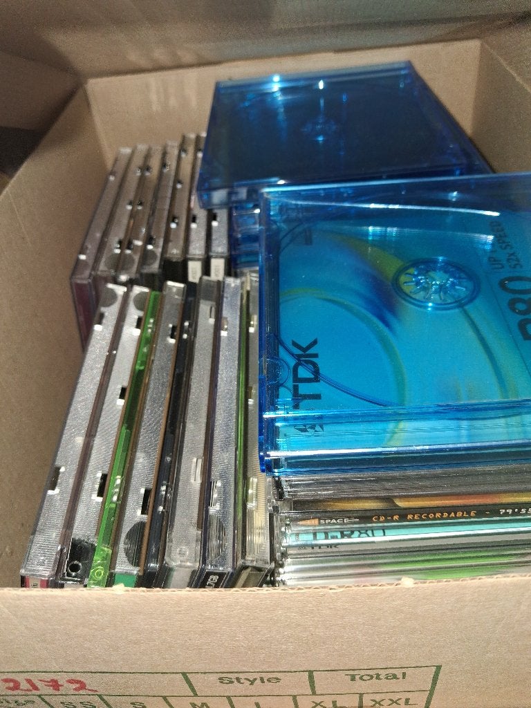 CD doosjes, Computers en Software, Beschrijfbare discs, Ophalen, Zo goed als nieuw, Cd