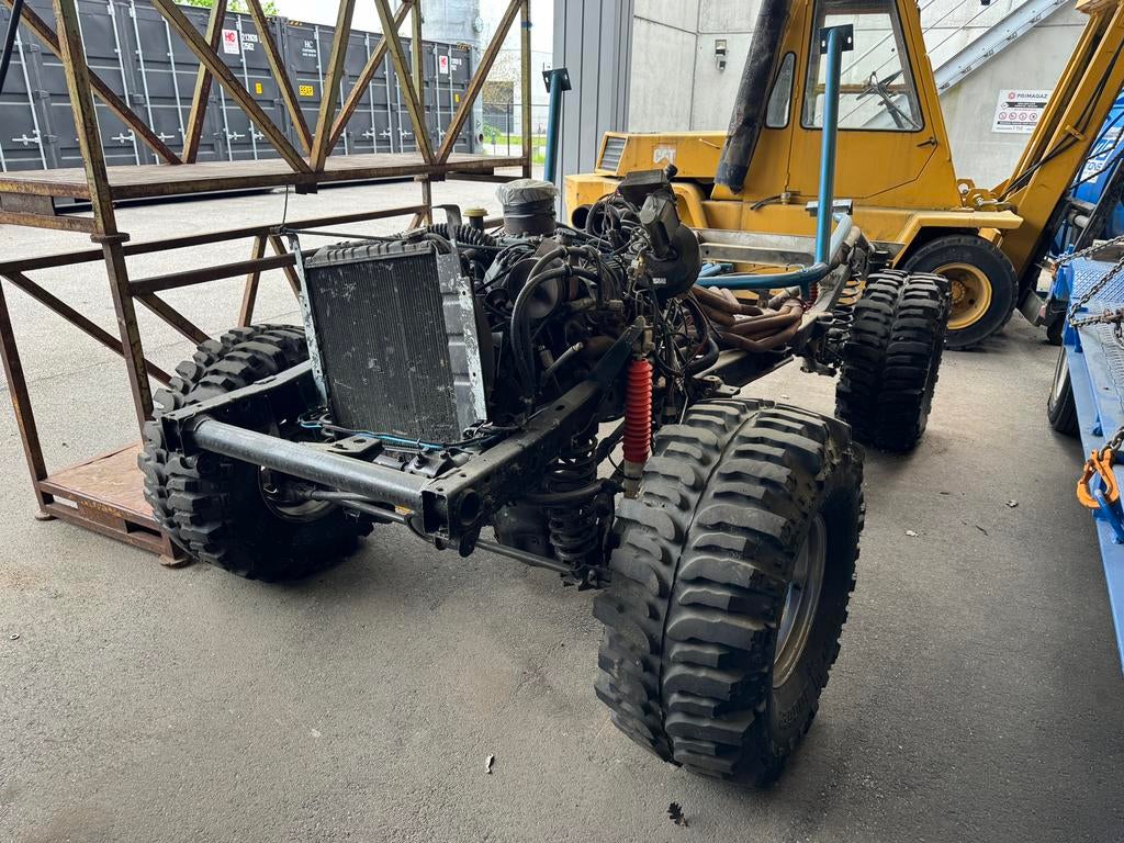 Jeep YJ V8 frame, assen ARB lockers, banden, springset,…, Auto-onderdelen, Ophalen, Jeep