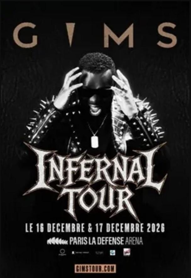 Places de concert GIMS - Paris 16 et 17/12/2026
