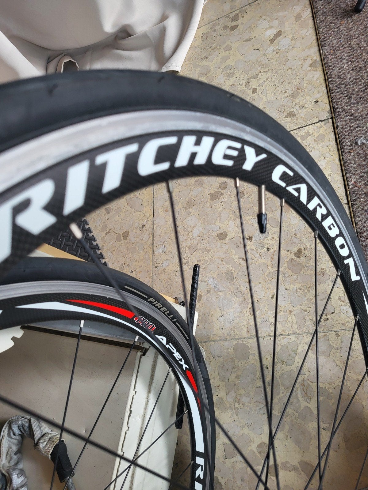 Ritchey Carbon apex pro wielen 11 speed aluminum rem vlak, Fietsen en Brommers, Ritchey, Zo goed als nieuw, Racefiets, Carbon
