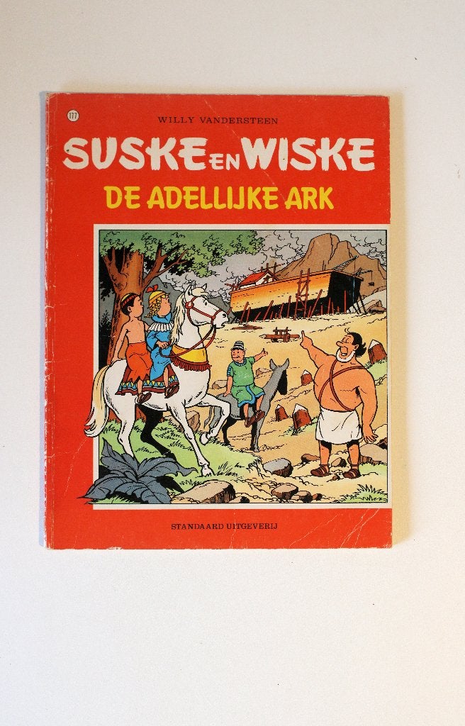 Suske en Wiske - De adelijke ark Nr 177 (1ste druk), Gelezen, Willy Vandersteen, Eén stripboek, Ophalen of Verzenden