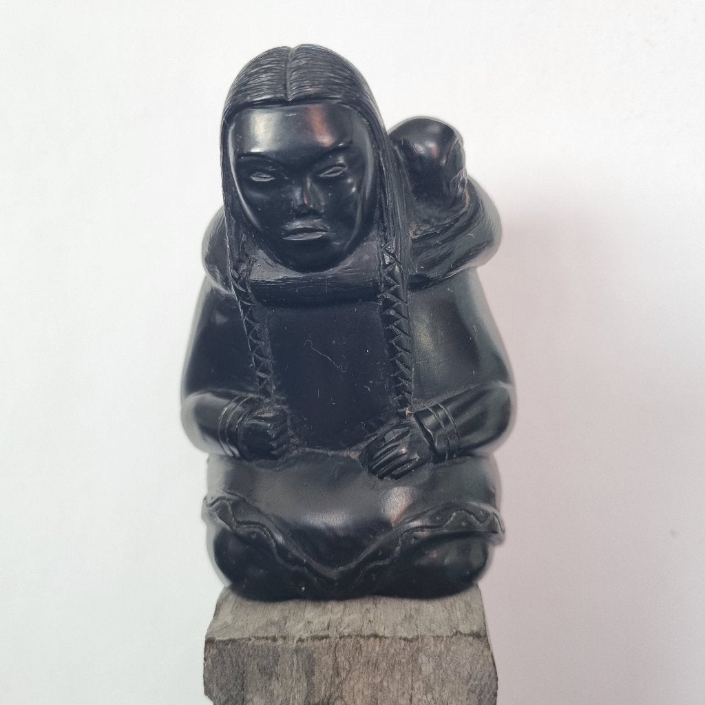 Figurine inuite vintage BOMA Canada, Enlèvement ou Envoi, Comme neuf, Humain