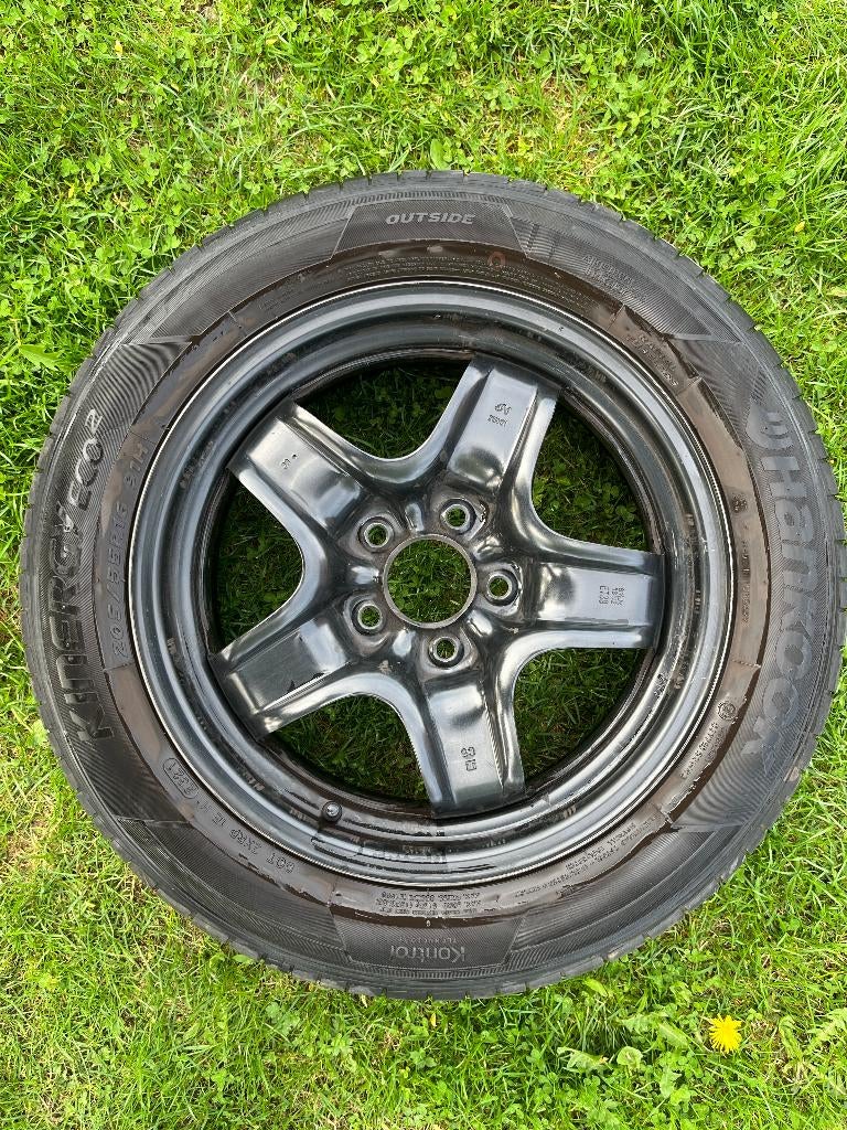 Zomerbanden Hankook 205/55R16, Auto-onderdelen, Banden en Velgen, Ophalen, Gebruikt, Velg(en), 16 inch