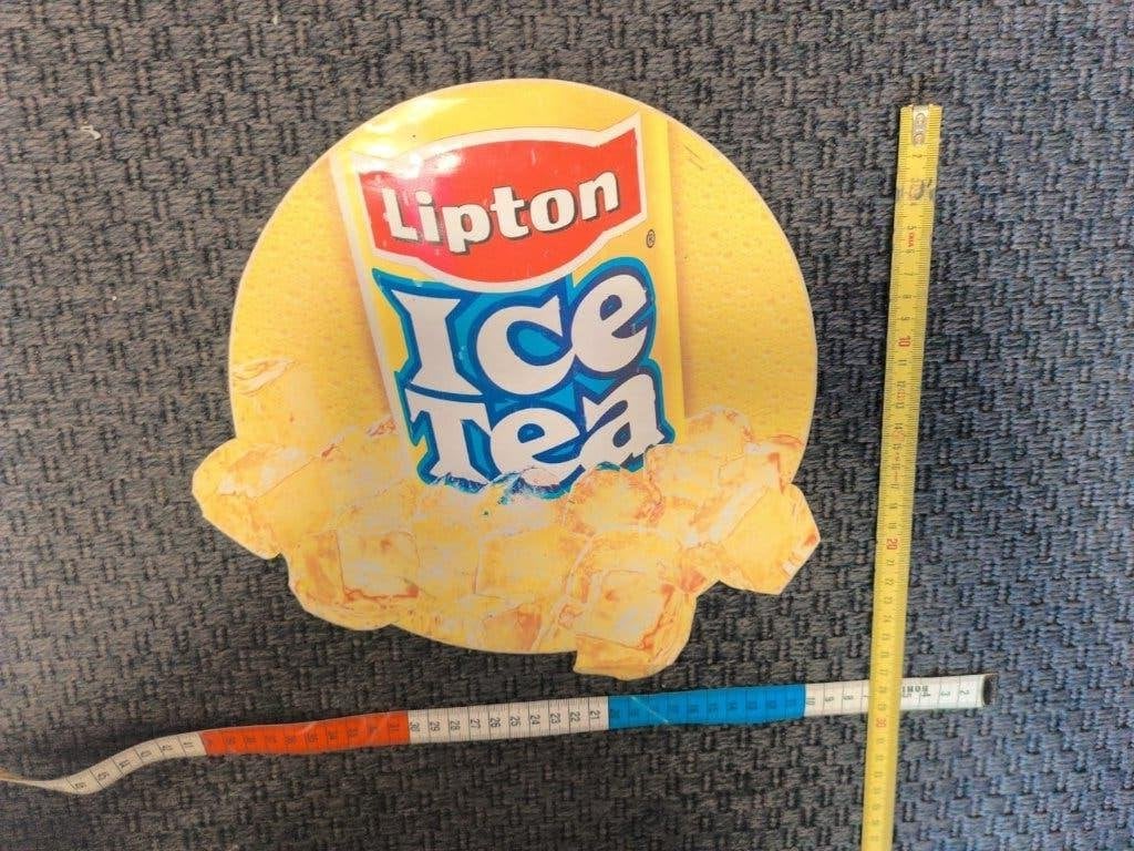 Reclamesticker voor Lipton Ice Tea, Ophalen of Verzenden