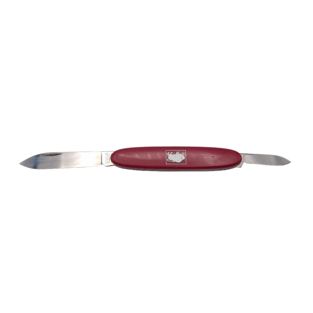 Logo Victorinox Pocket Pal en forme de bison rouge — Classe, Enlèvement ou Envoi, Comme neuf