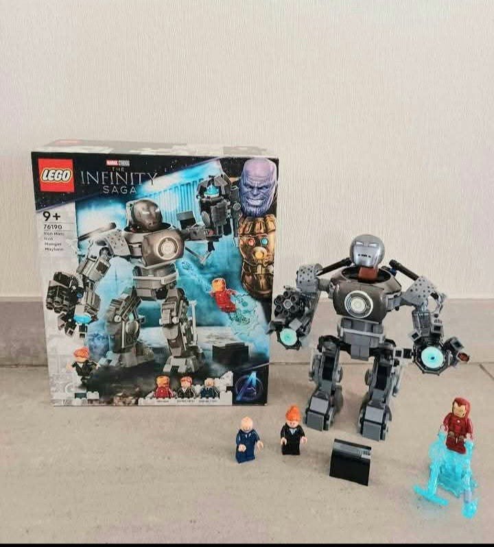 Lego Iron Man : Iron Monger Mayhem The Infinity Saga 76190, Ophalen, Marvel, Lego, Zo goed als nieuw