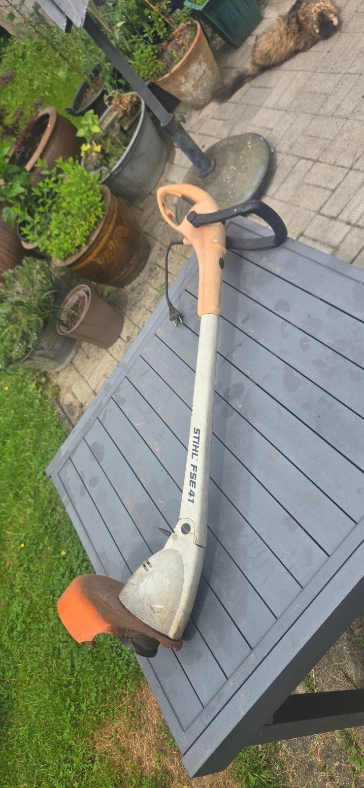 Stihl fse41, Enlèvement