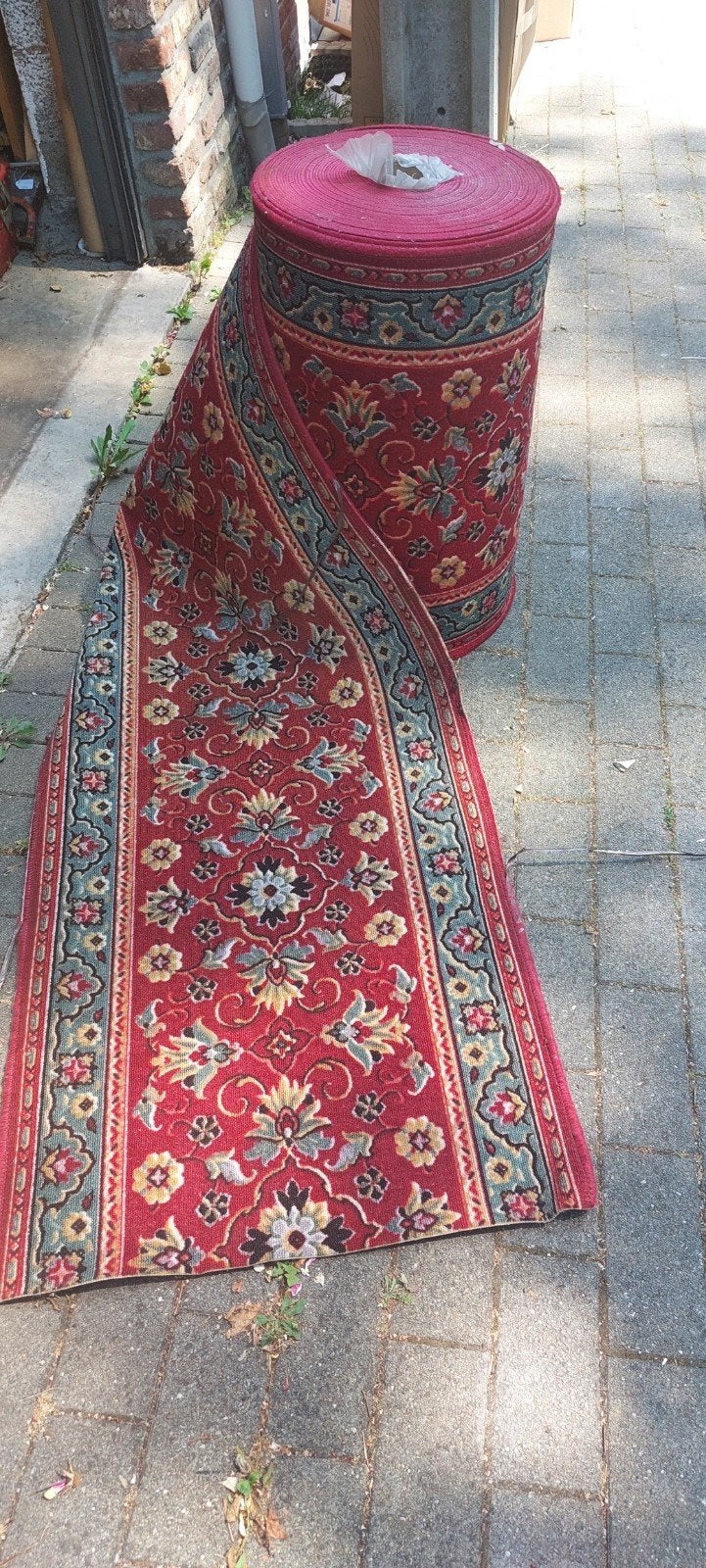 Tapis pour l'escalier,  largeur 65cm, +/-20 m,, Enlèvement