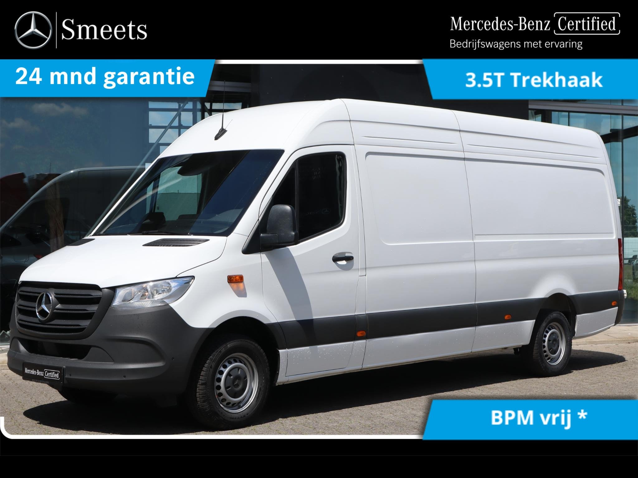 Mercedes-Benz Sprinter 317 CDI L3 FACEL. TACHO 3.5T TREKHAAK, Autos, Camionnettes & Utilitaires, Entreprise, Achat, Mercedes-Benz Certified