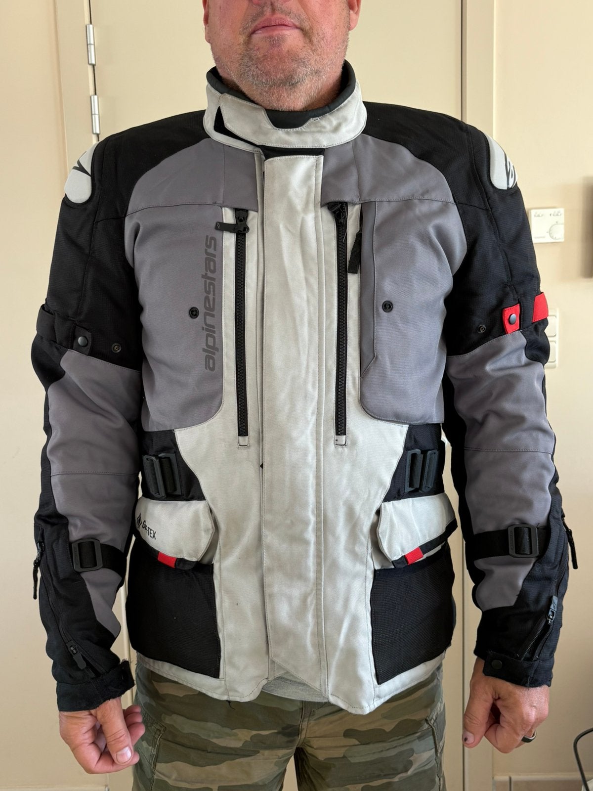 Motorjack XL - Alpinestars - Gore-Tex H80-L62, Motoren, Ophalen of Verzenden, Tweedehands, Heren, Jas | textiel