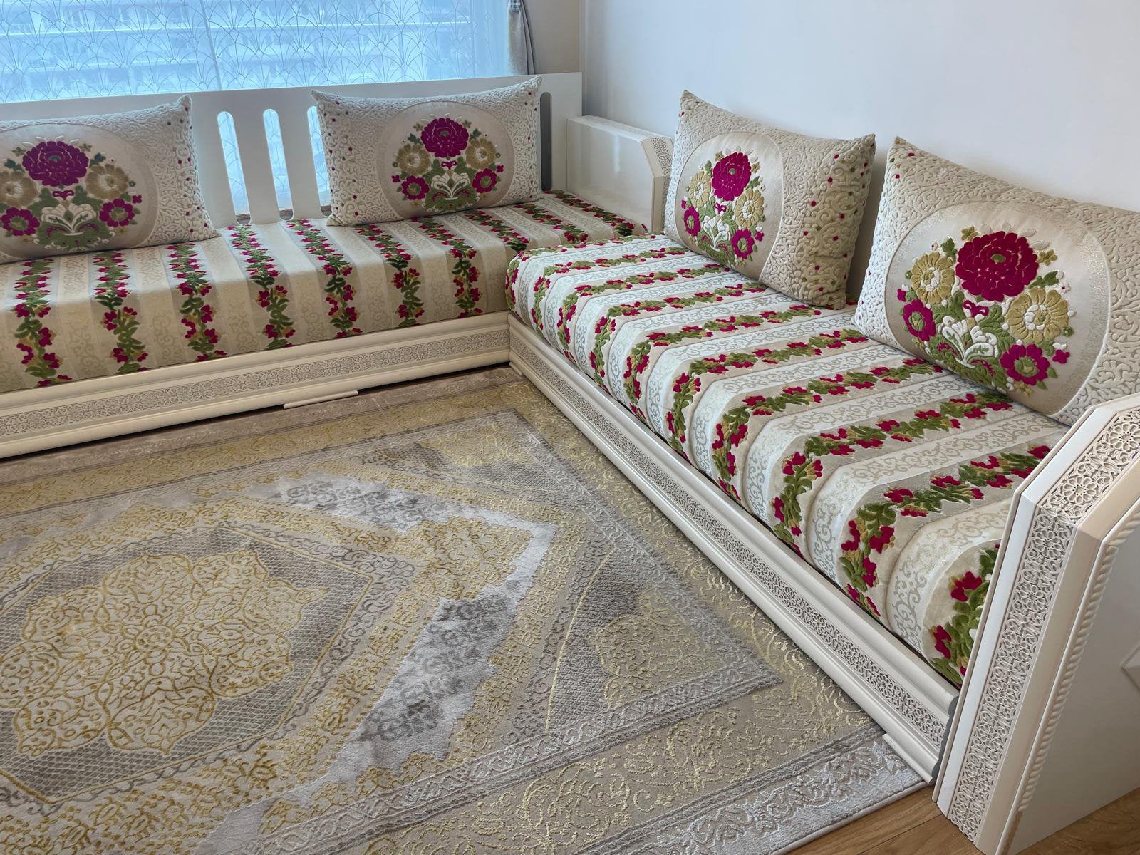 Salon marocain, Enlèvement, Utilisé, Bois, Marocain