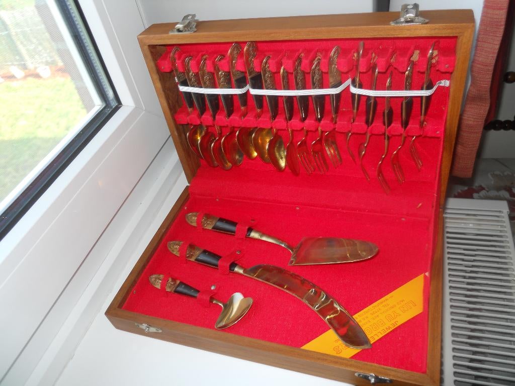 Chinees dessert koffertje, Ophalen, Nieuw, Overige materialen, Bestekset