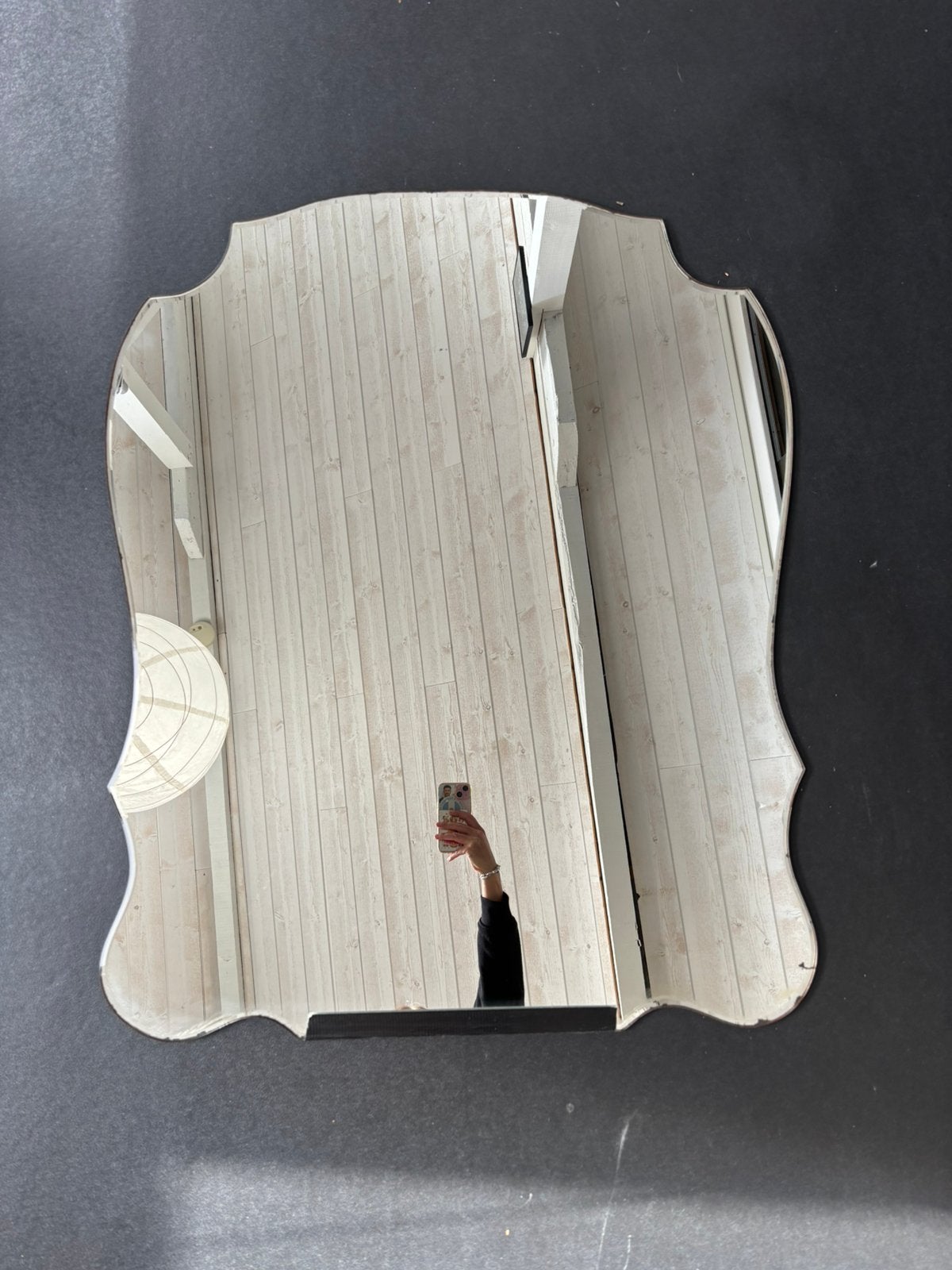 Miroir vintage, Maison & Meubles, Enlèvement, Comme neuf, Autres formes