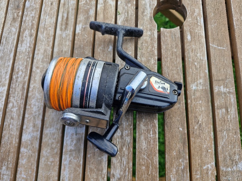 Daiwa J-41 Vintage Vismolen, Ophalen of Verzenden, Gebruikt, Molen