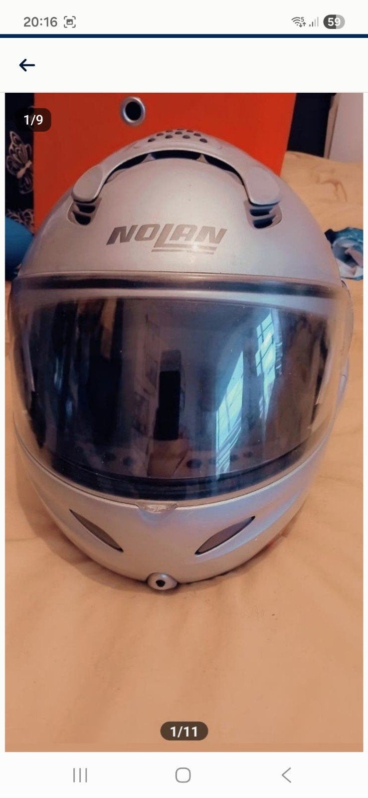CASQUE NOLAN MODULABLE TAILLE L PRIX 40 EUR, Motos, Enlèvement, L, Nolan
