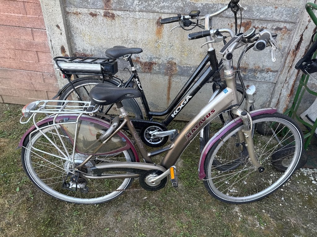 2x Elektrische Fiets voor herstelling, Fietsen en Brommers, Elektrische fietsen, Ophalen, Gebruikt, Batavus