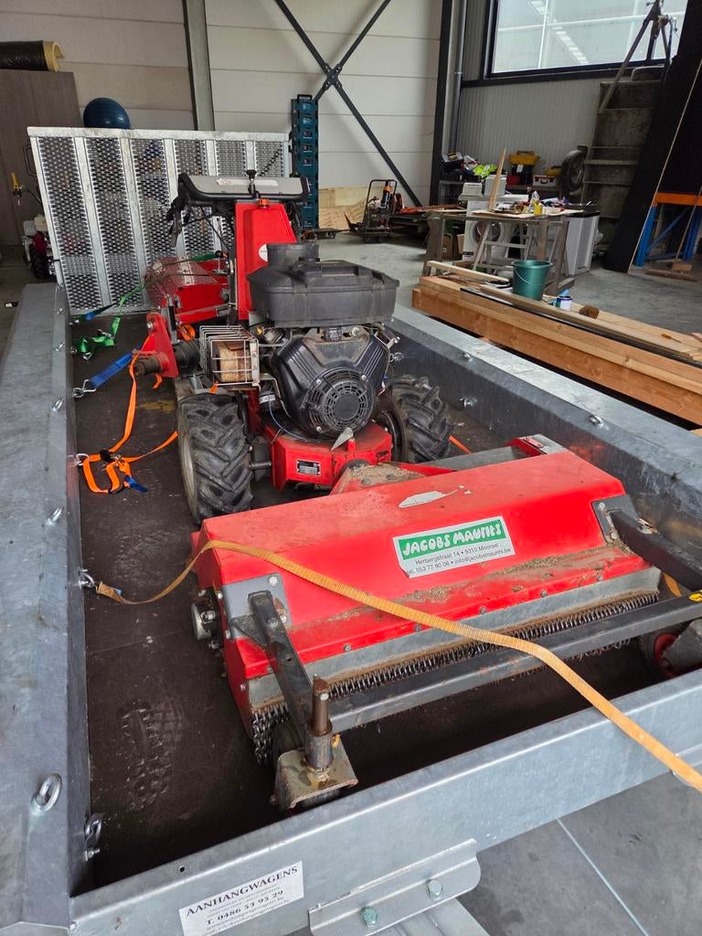 Kersten kleppelmaaier, borstel, onkruidborstel, Tuin en Terras, Veegmachines, Ophalen