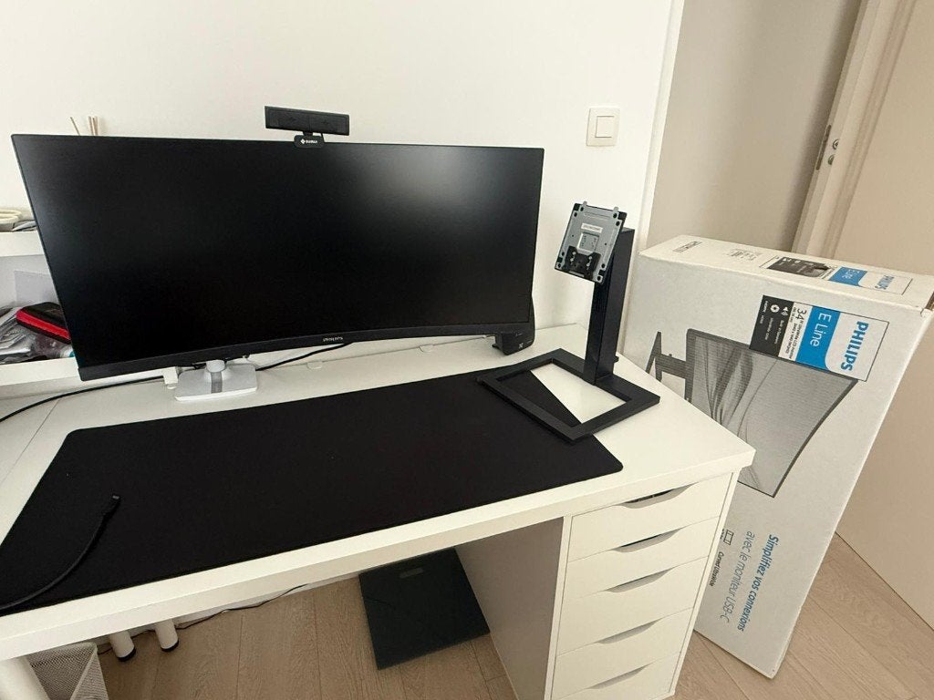 Philips 34” Ultrawide Curved USB-C Monitor + Ergotron LX Arm, Computers en Software, Gaming, Philips, 3 tot 5 ms, VA