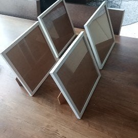 4 foto kaders 22x22, samen 6€, Enlèvement