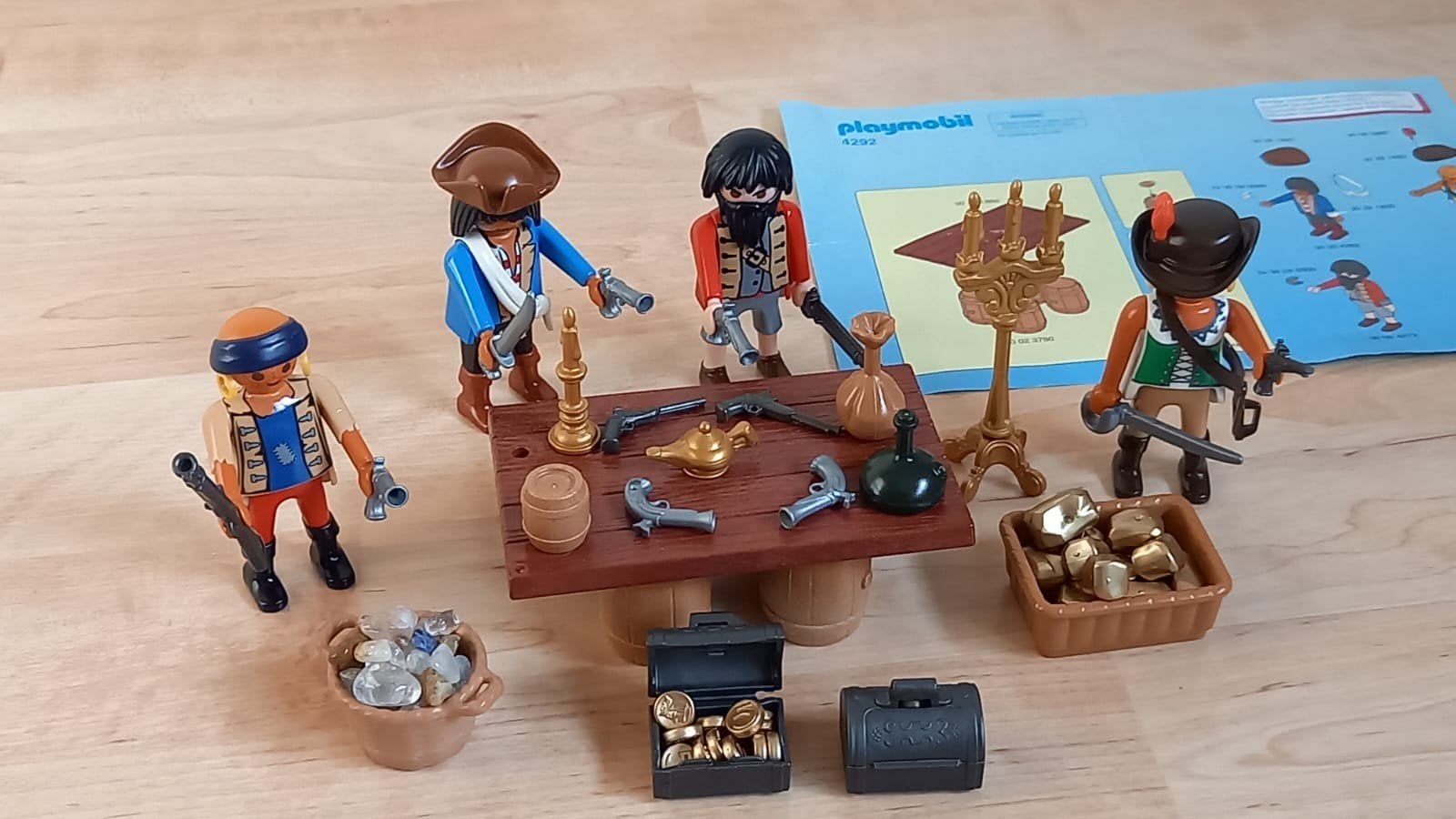 Playmobil 4292 Piratenbende met schat, Ophalen, Zo goed als nieuw, Complete set