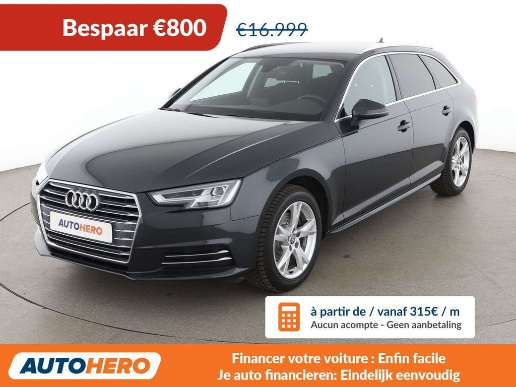 Audi A4 2.0 TDI Sport (bj 2016), Auto's, Audi, Te koop, A4, ABS, Airbags, Airconditioning, Automatische klimaatregeling, Bluetooth
