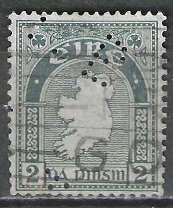 Ierland 1922/1924 - Yvert 43perf - Kaart van Ierland (ST), Postzegels en Munten, Postzegels | Europa | UK, Verzenden, Gestempeld