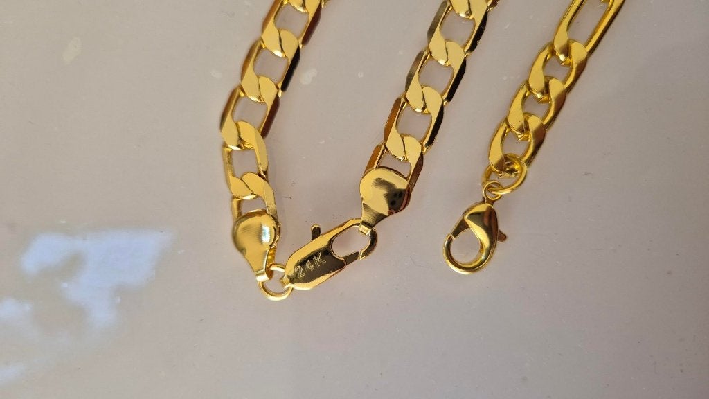 👍Nieuw gouden kleur armband =18.см lang , Ketting = 48 cm, Handtassen en Accessoires, Ophalen, Nieuw, Goud, Overige materialen