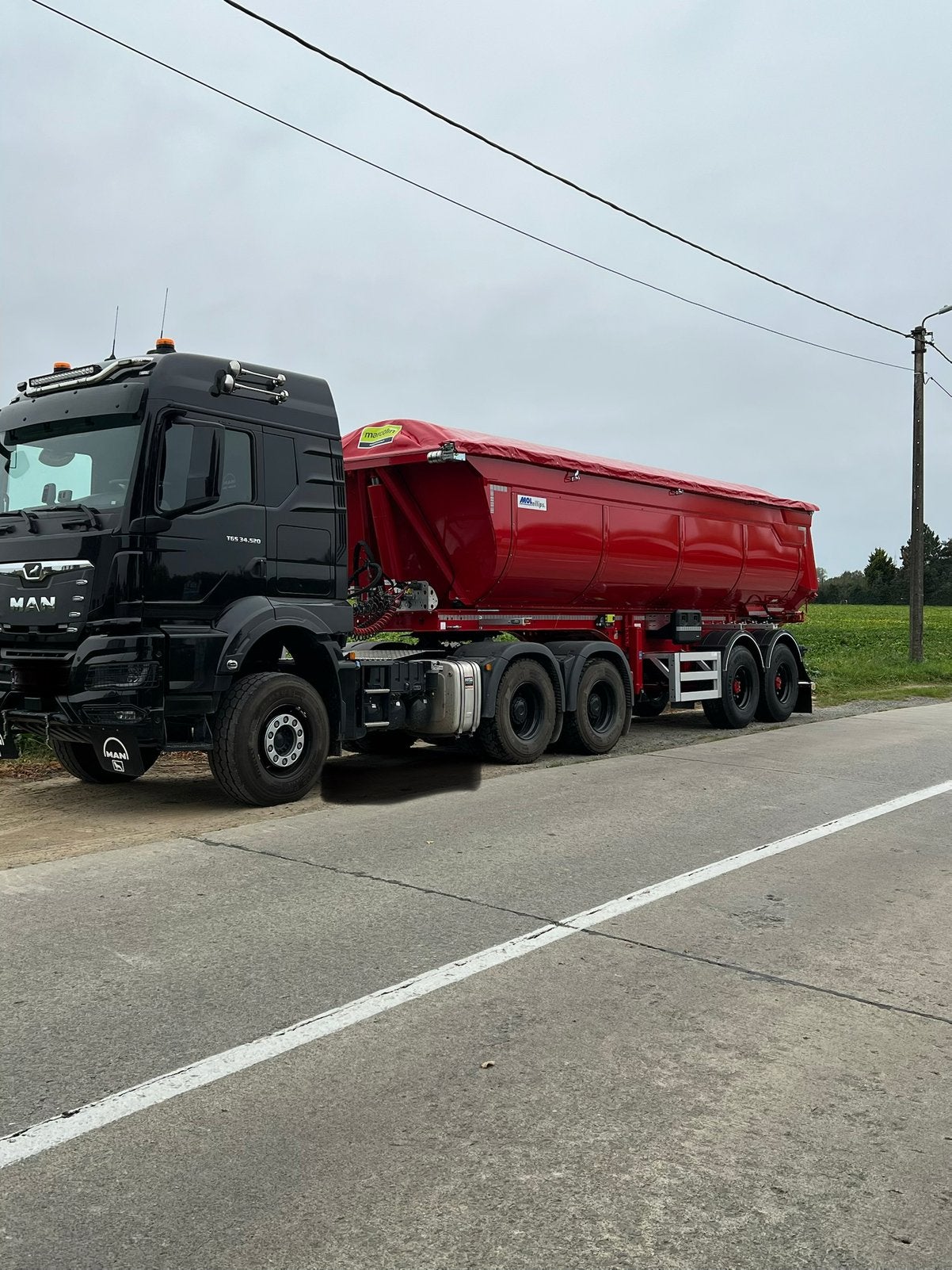 Benne MAN 6x4 + Mol