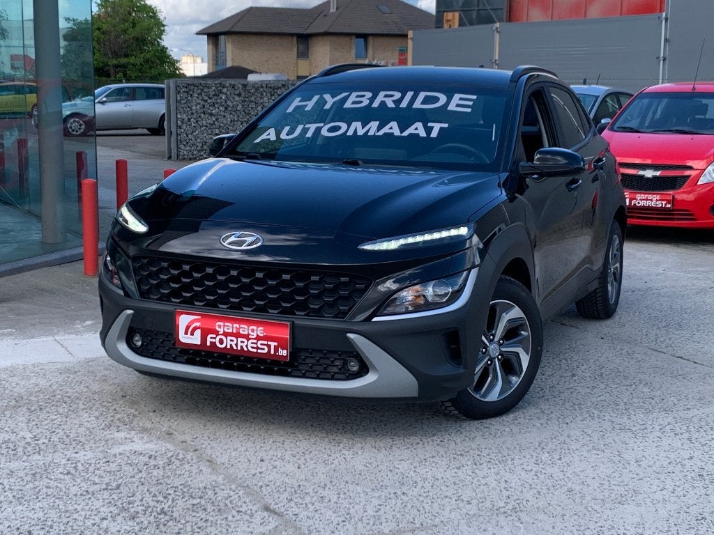Hyundai Kona GDI 141 Pk Hybride Automaat, Auto's, https://public.car-pass.be/vhr/6054377f-7f26-4afe-818d-5ded103f380b, Stof, 4 cilinders