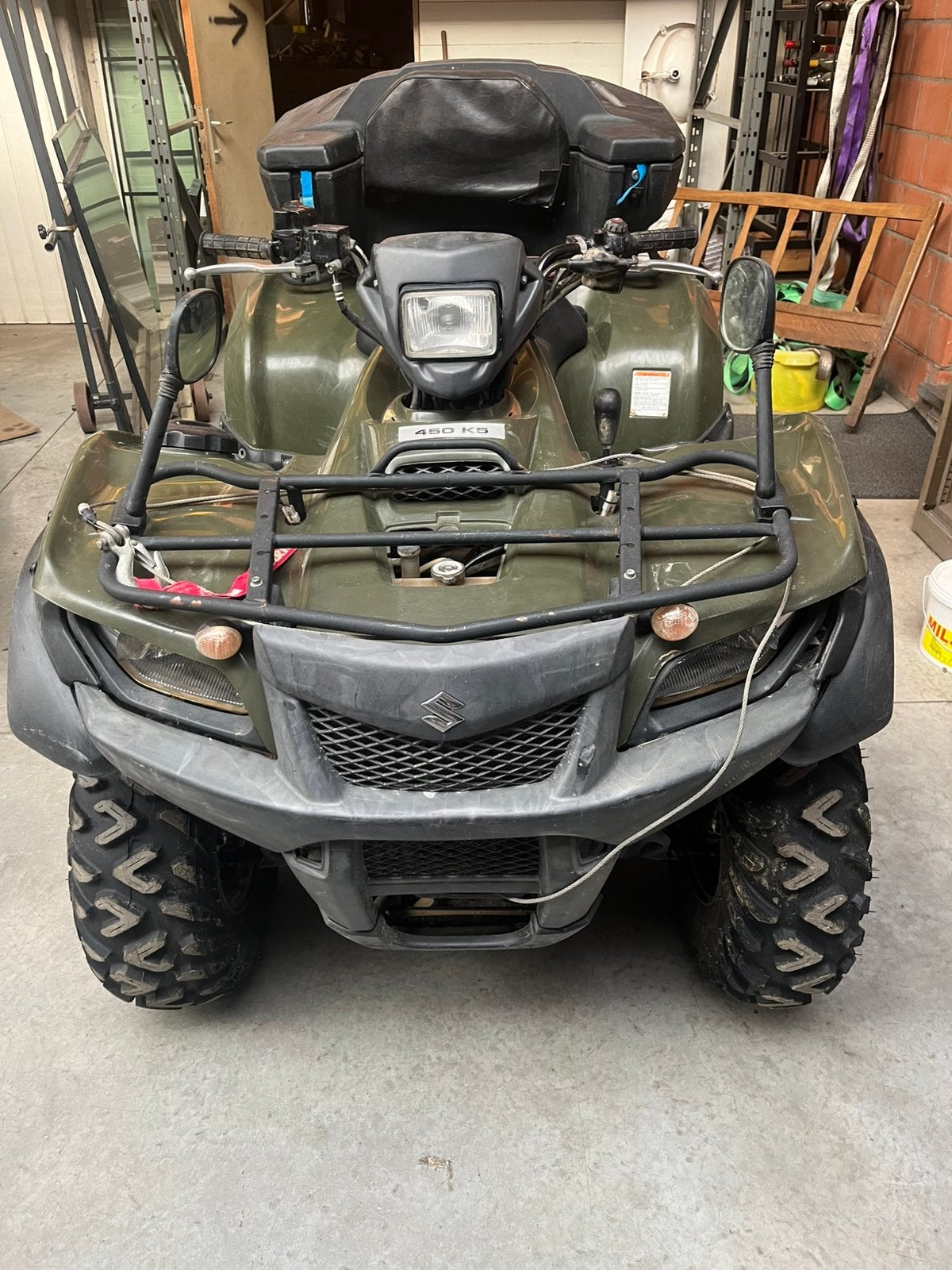 Kingquad 450k5 met winch, Motoren, 450 cc