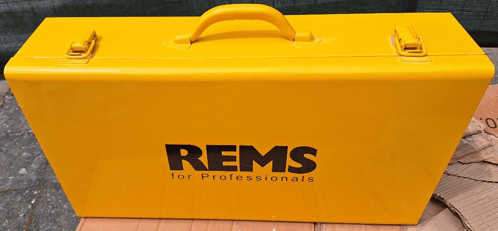 REMS Power Press E persmachine, Doe-het-zelf en Bouw, Gereedschap | Machine-onderdelen en Toebehoren, Zo goed als nieuw, Ophalen