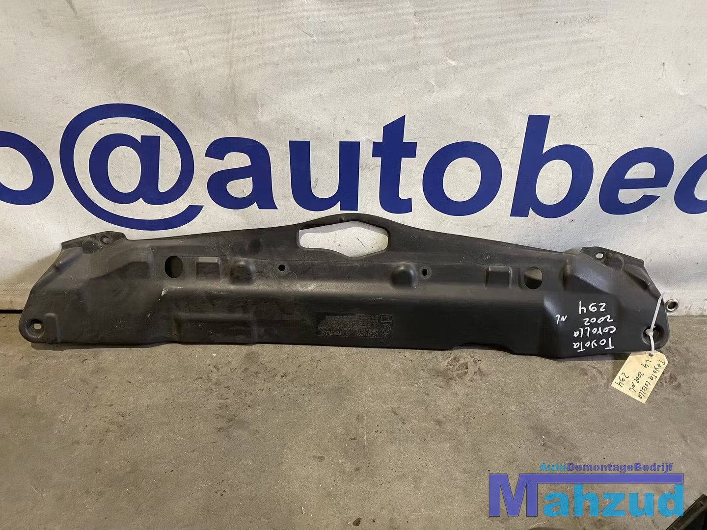 TOYOTA COROLLA E12 Front afdekplaat 2001-2007, Info@toyota.co.jp, Toyota Motor Corporation, Toyota-Cho 1
471-8571  Toyota City