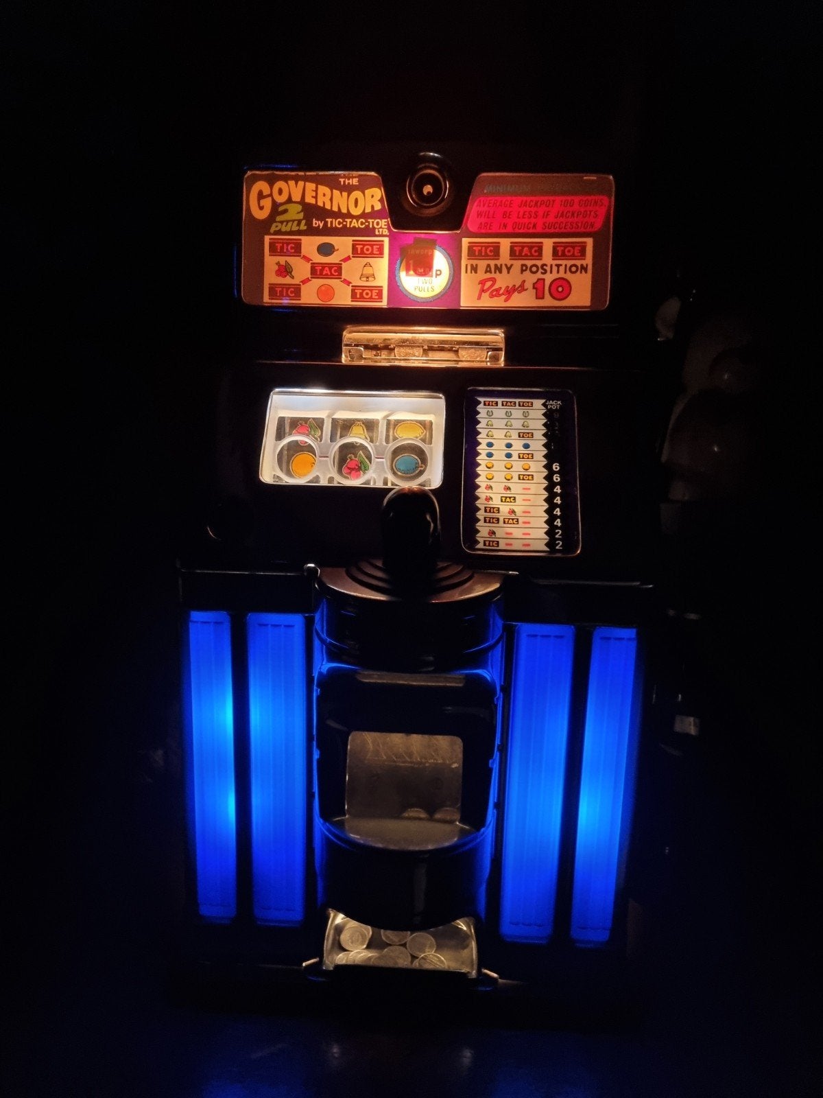 jennings eenarmige bandiet jaren 50,60 izgst verzamelobject, Verzamelen, Automaten | Gokkasten en Fruitautomaten, Gebruikt, Gulden