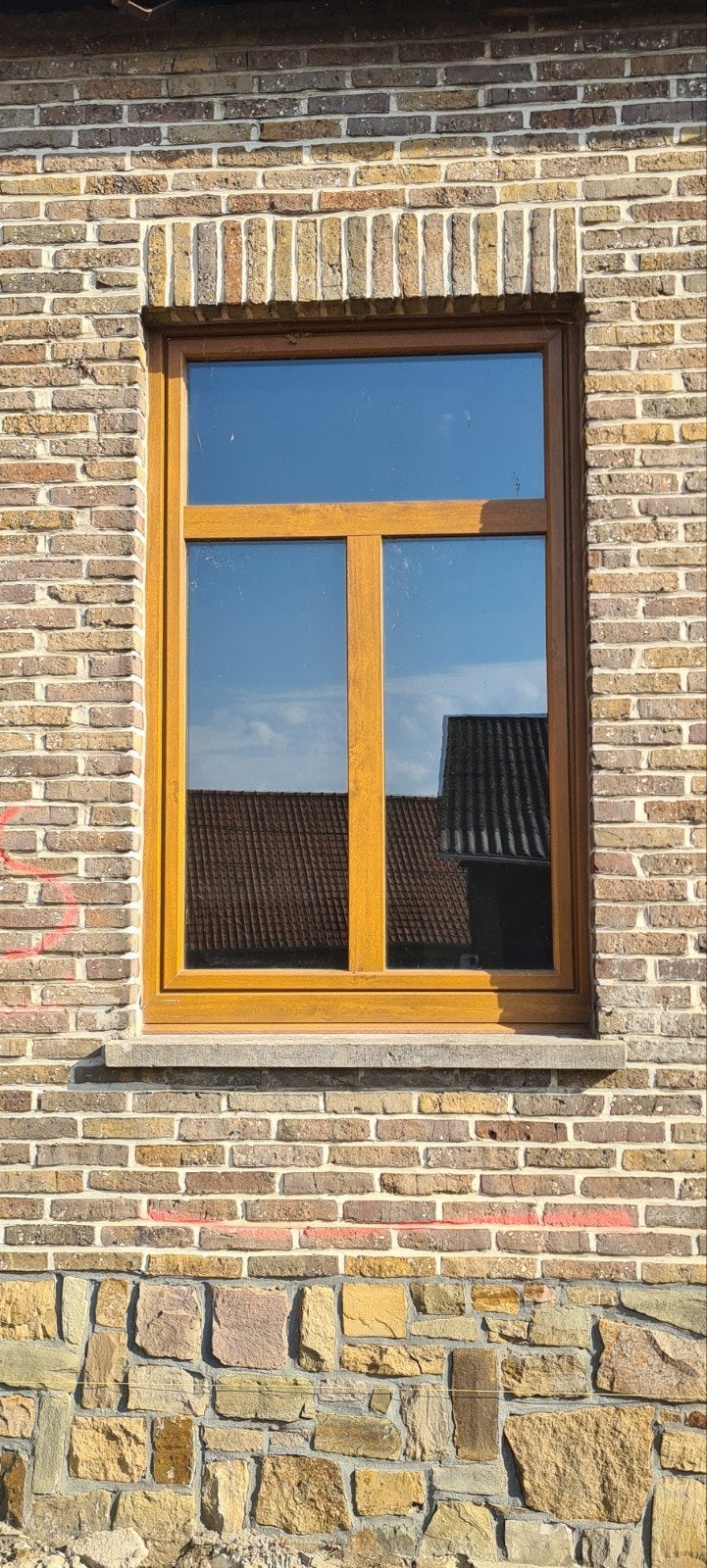 Houtlook ramen, Ophalen
