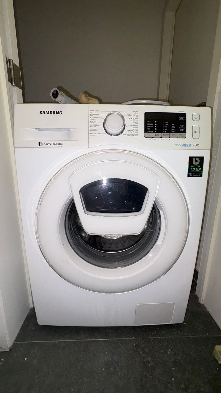 Machine a laver Samsung AddWash dune capacité de 7 kg, Electroménager, Lave-linge, Enlèvement, Utilisé