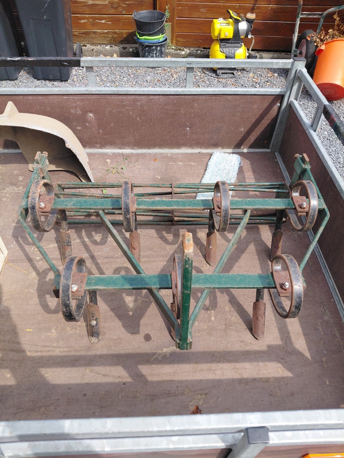 herse rotative, Enlèvement