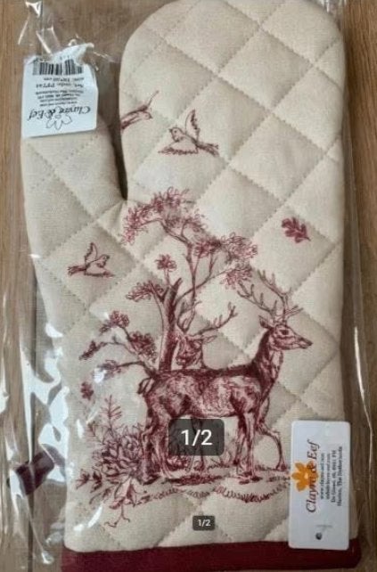 Nieuwe ovenwant van Claire & Eef, Huis en Inrichting, Keuken | Textiel, Hittebestendig, Ovenwant, Nieuw, Ophalen of Verzenden