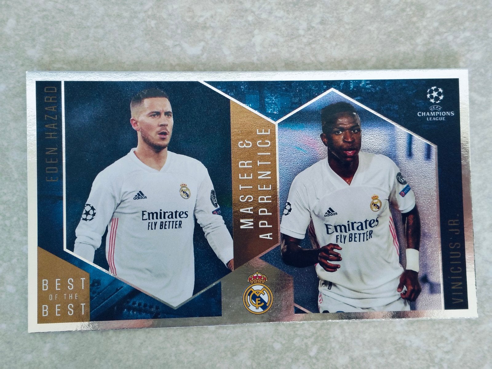 topps best of the best 2020-2021 Eden Hazard & Vinicius Jr, Ophalen of Verzenden
