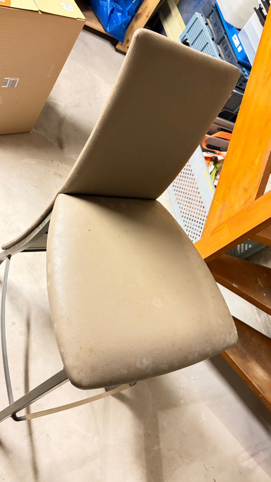 2 chaises de bar de cuisine, Enlèvement, Utilisé