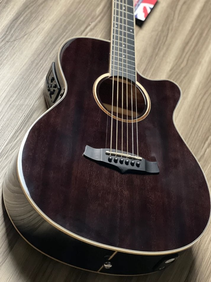 Tanglewood TW4 Winterleaf BK el ak ZGAN, Muziek en Instrumenten, Ophalen, Zo goed als nieuw, Western- of Steelstringgitaar, Met (piezo-)element
