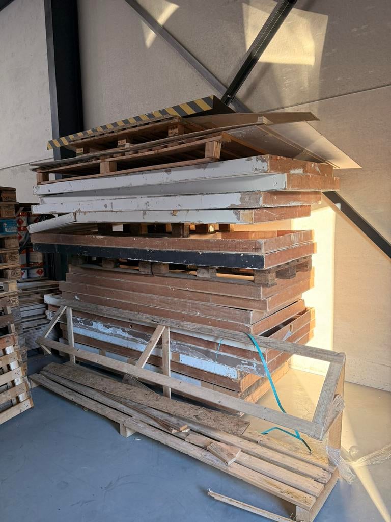 Houten panelen, Doe-het-zelf en Bouw, Hout en Planken, Ophalen, Overige typen, Zo goed als nieuw, Overige houtsoorten