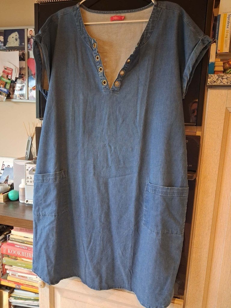 Jeans jurk merk tissaia – maat 44, Kleding | Dames, Tissaia, Ophalen of Verzenden, Gedragen, Maat 42/44 (L)