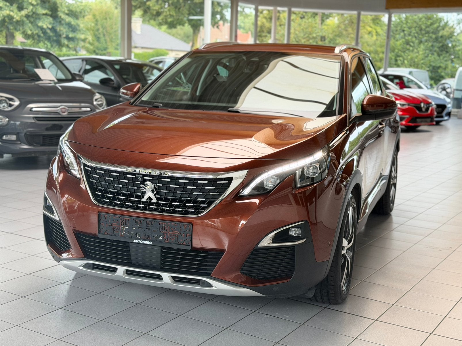 PEUGEOT 3008/ BENZINE/AUTOMAAT/CAMERA, Auto's, Peugeot, Automaat, 1199 cc, Bruin, Leder en Stof
