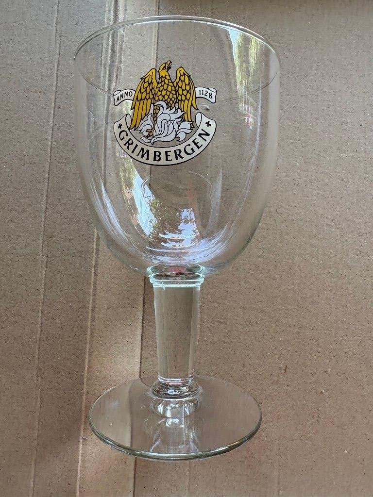 Grimbergen (Phoenix jaune, le reste blanc), Collections, Enlèvement ou Envoi, Comme neuf, Verre ou Verres, Autres marques