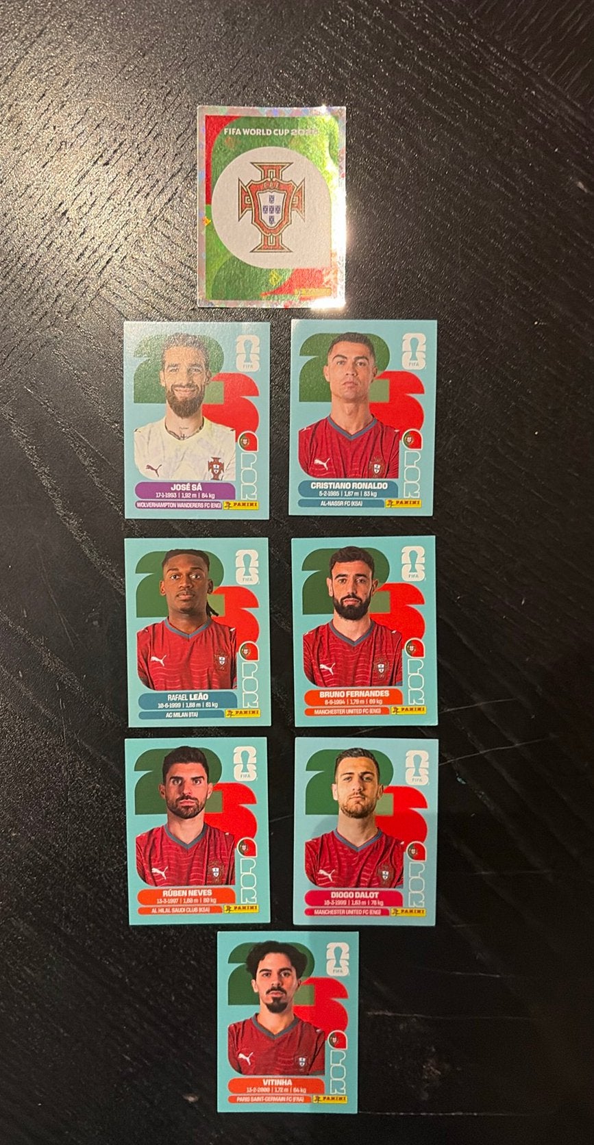 Panini Portugal kaarten wk 2026, Ophalen of Verzenden, Nieuw, Poster, Plaatje of Sticker