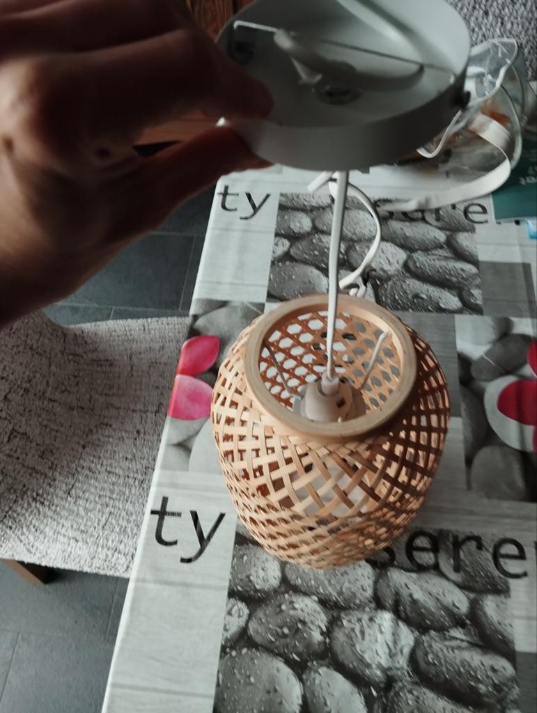 Rotan hanglamp nieuw, Ophalen of Verzenden